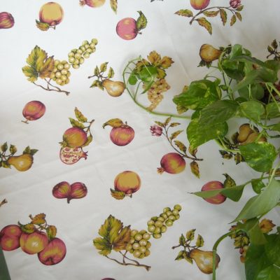 tablecloth tablecloth printed coordinated kitchen fancy fruit