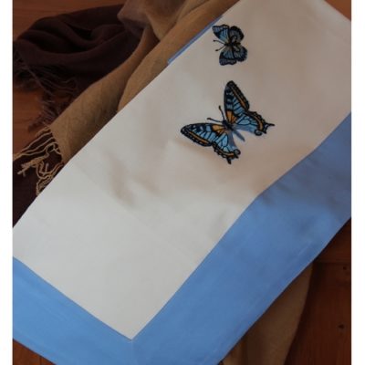 Complete bed linen duvet cover tailored cotton Butterfly