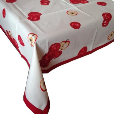 tablecloth tablecloth printed red apple melinda